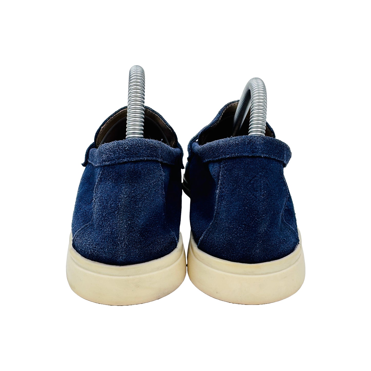 Back Image of Loro Piana Summer Charms Walk Blue Loafers (Size 41) K53076