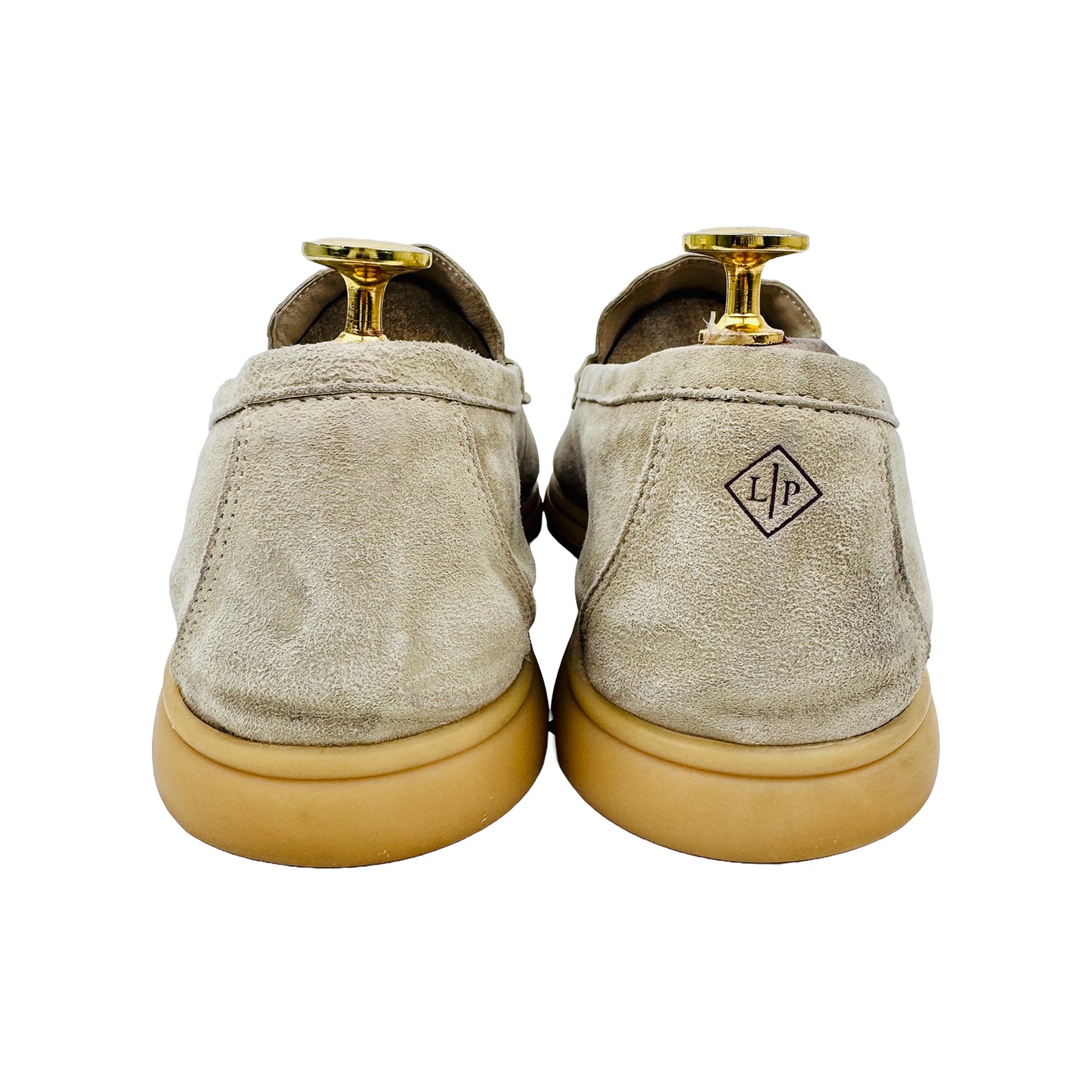 Back Image of Loro Piana Summer Walk Beige Loafers (Size 42) Z62816