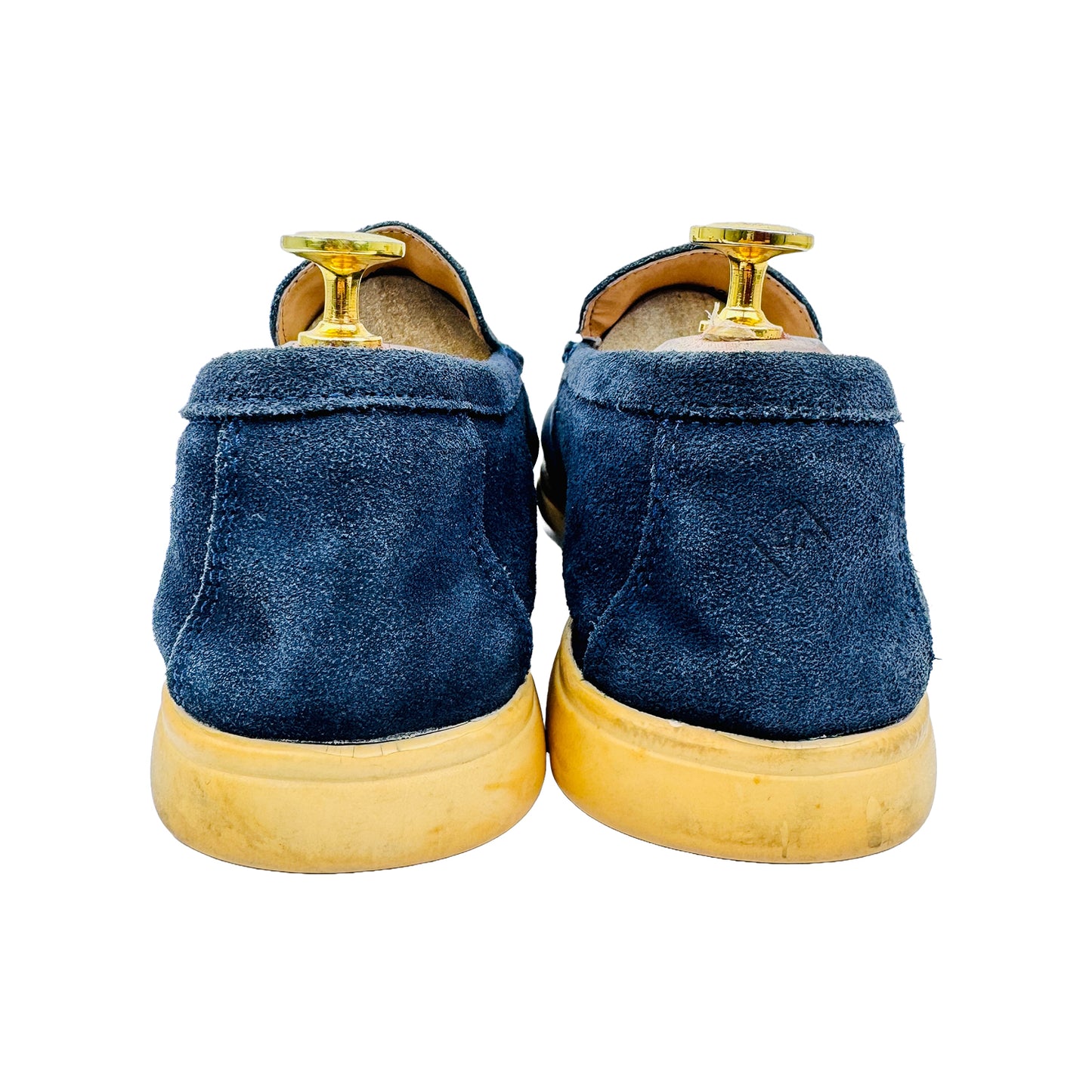 Back Image of Loro Piana Summer Walk Blue Loafers (Size 42) H18068
