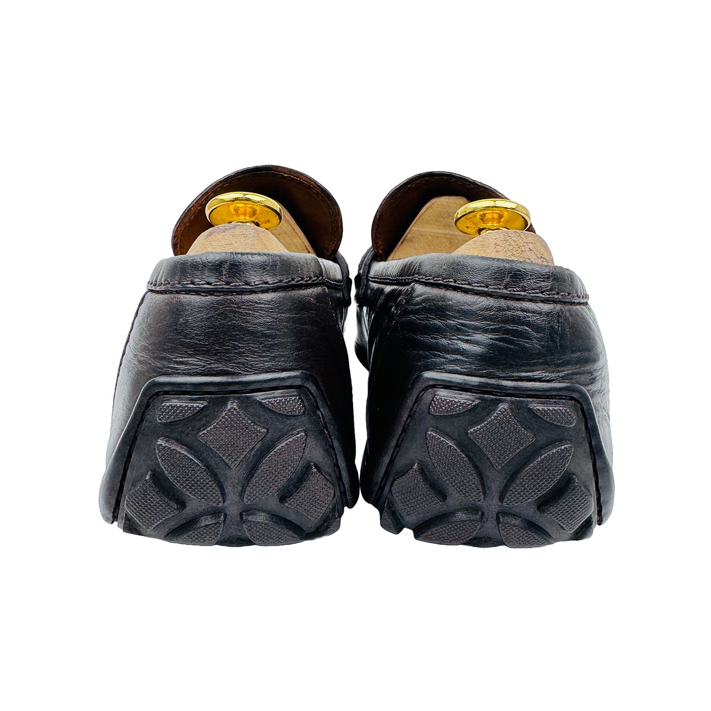 Back Side image of Louis Vuitton Men's Leather Loafers (Size 43/43.5)