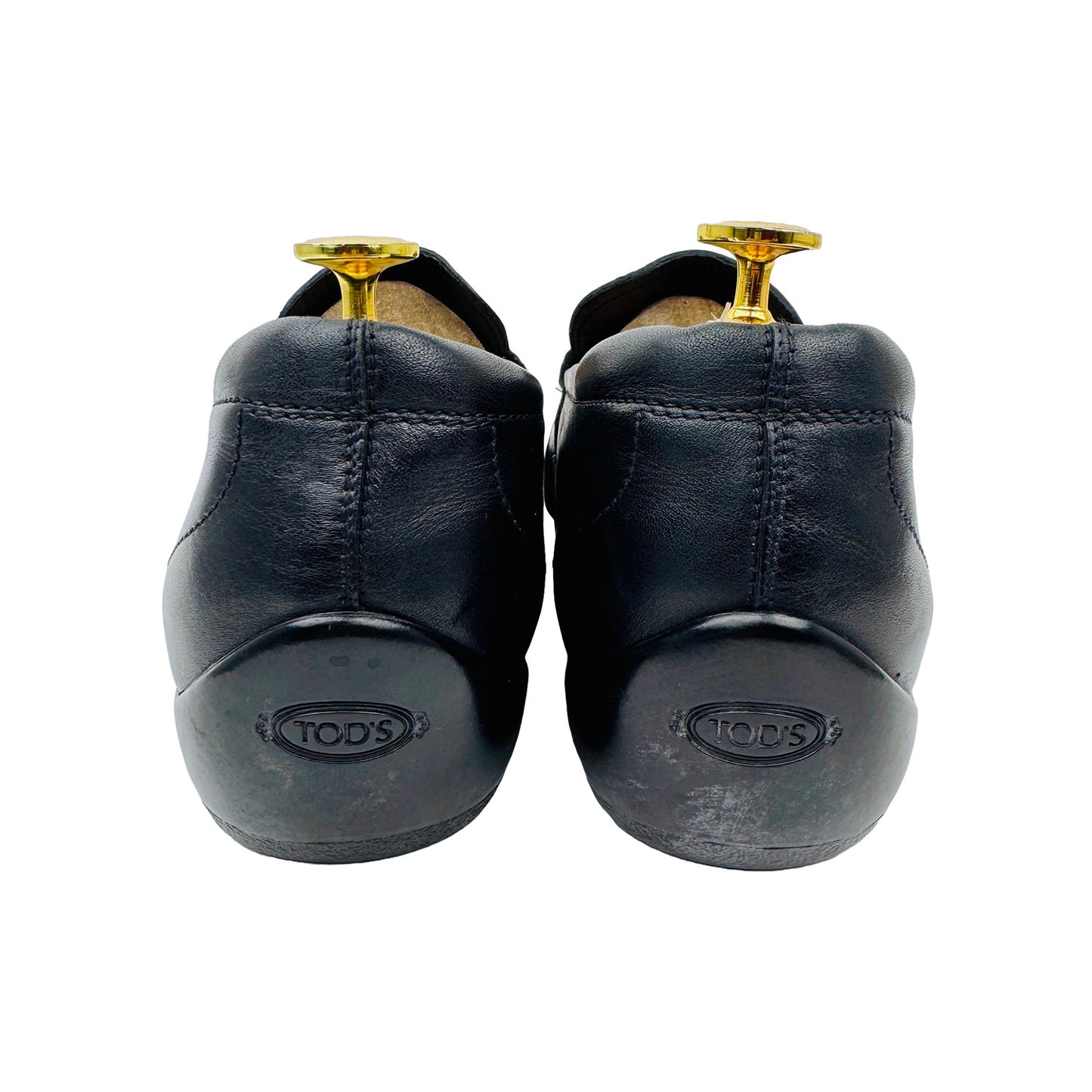 Back Side image of Tod's Men's Black Loafers