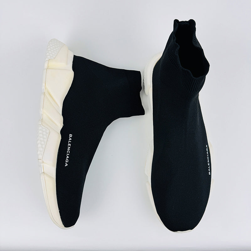 Balenciaga Speed Trainer Black White 2016 Sneaker Shoes