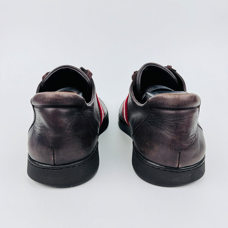 Bally Brown Leather Sneaker Shoes (Size 42/42.5) Made in Italy
