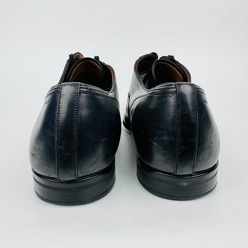 Bally Men's Leather Black Dress Shoes (Size 45.5/46)
