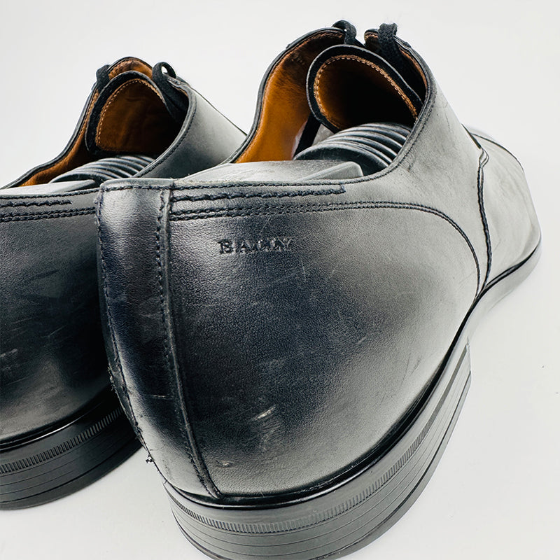 Bally Men's Leather Black Dress Shoes (Size 45.5/46)