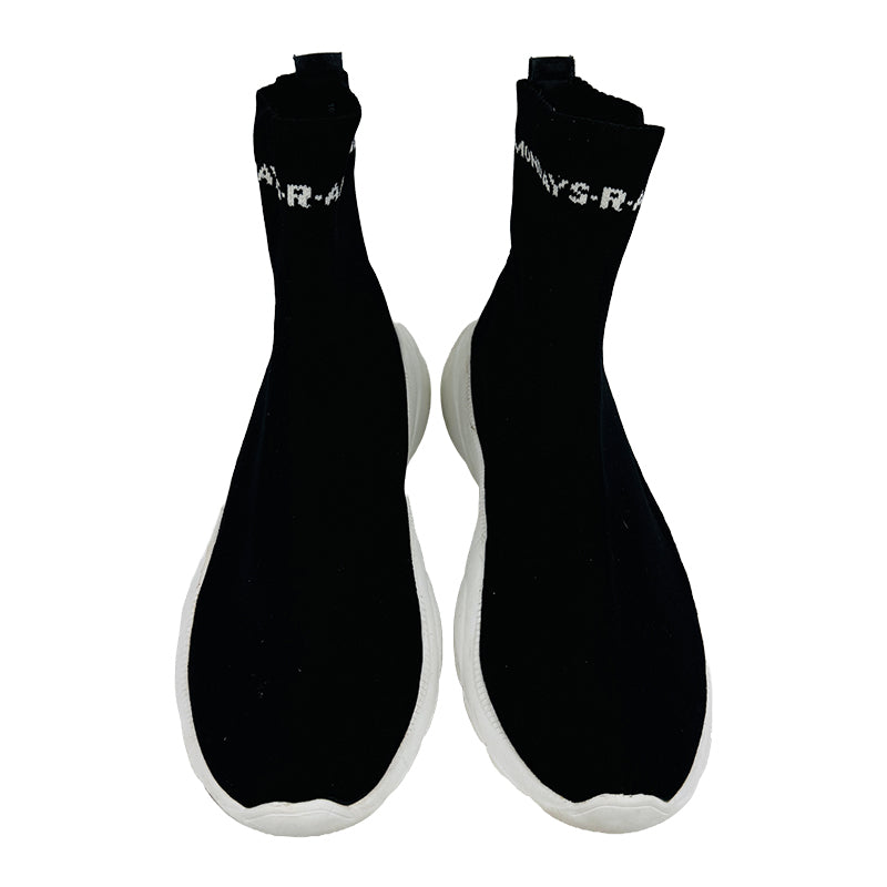 Bershka Men’s Speed Trainer High Top Black Shoes (Size 43)