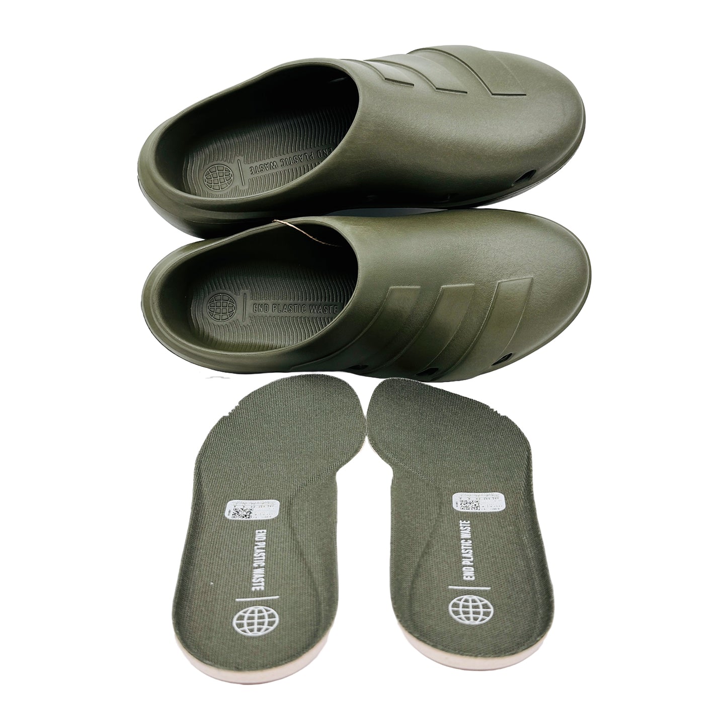 Both Slipper and Insole Image of Adidas Men's Adicane Clog Slides HQ9917