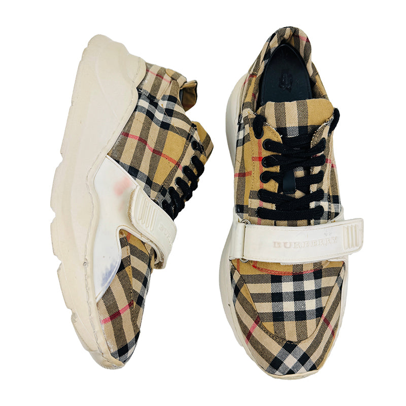 Burberry Men's Regis Check Shoes (Size 42/43)