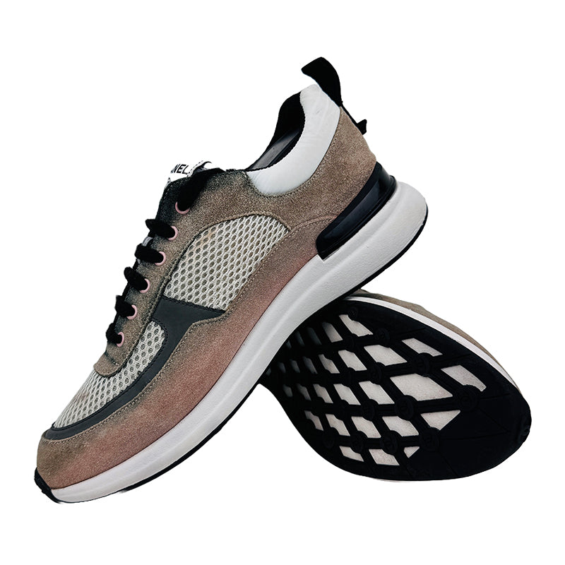 Chanel Women’s Calfskin Suede Sneaker Shoes (Size 39) - G37122