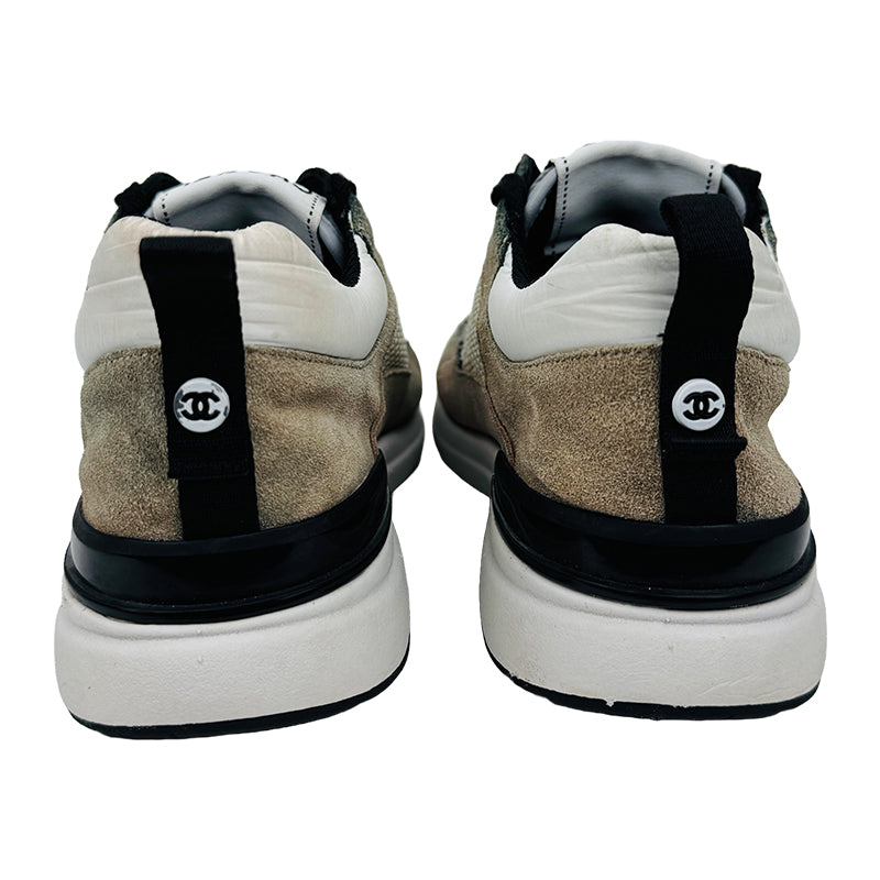 Chanel Women’s Calfskin Suede Sneaker Shoes (Size 39) - G37122