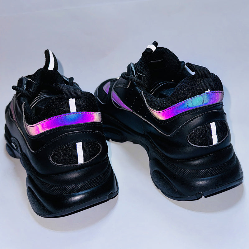 Dior Homme B22 Black Reflective Shoes - 3SN231ZNG-H969