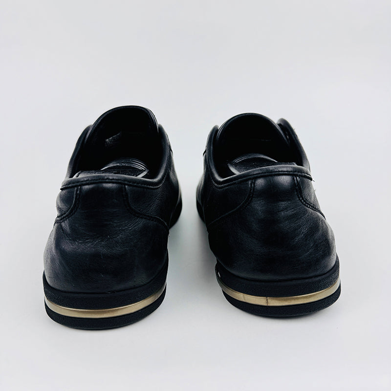 Dolce & Gabbana Leather Low Top Black Sneaker Shoes (Size 42.5)