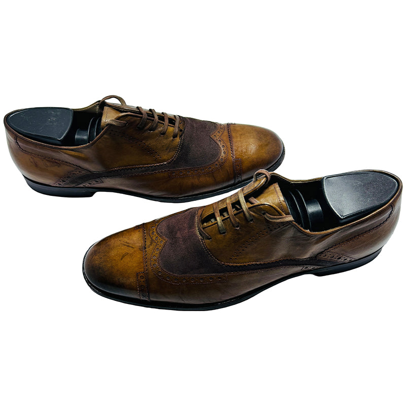 Dolce & Gabbana Men's Formal Brown Shoes (Made in Italy)