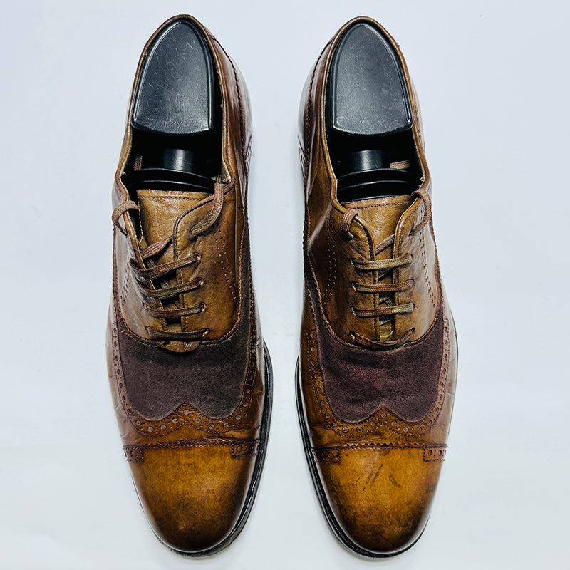 Dolce & Gabbana Men's Formal Brown Shoes (Made in Italy)