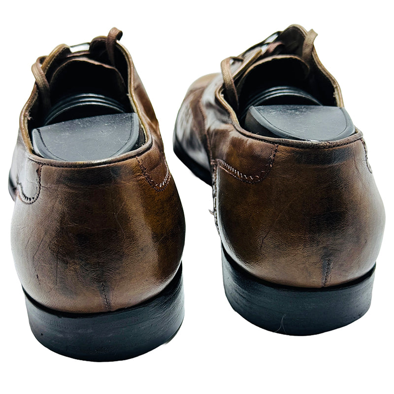 Dolce & Gabbana Men's Formal Brown Shoes (Made in Italy)