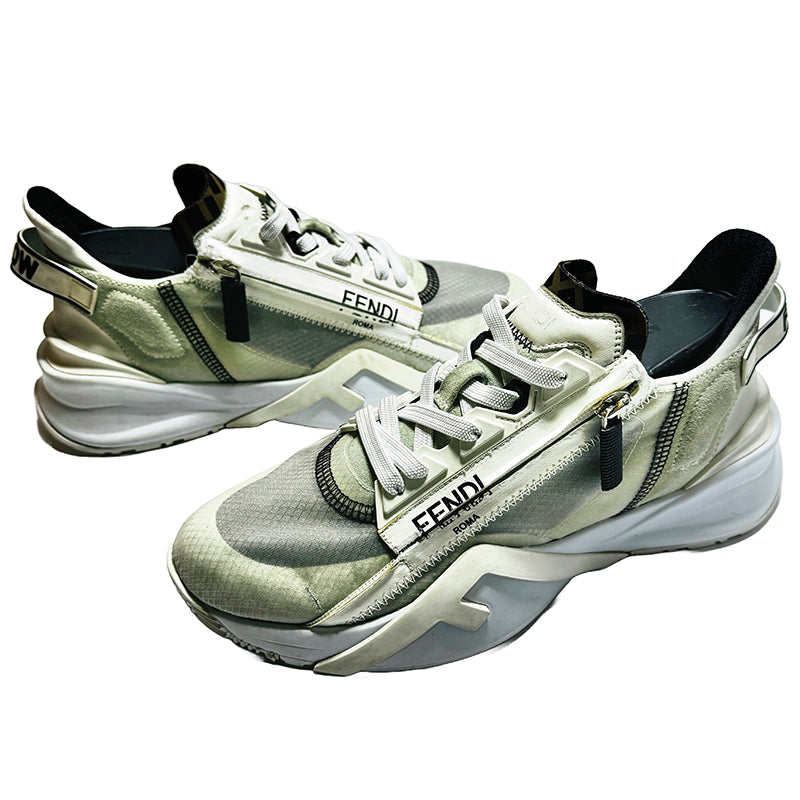 Fendi Flow Suede Sneakers Low Top Shoes