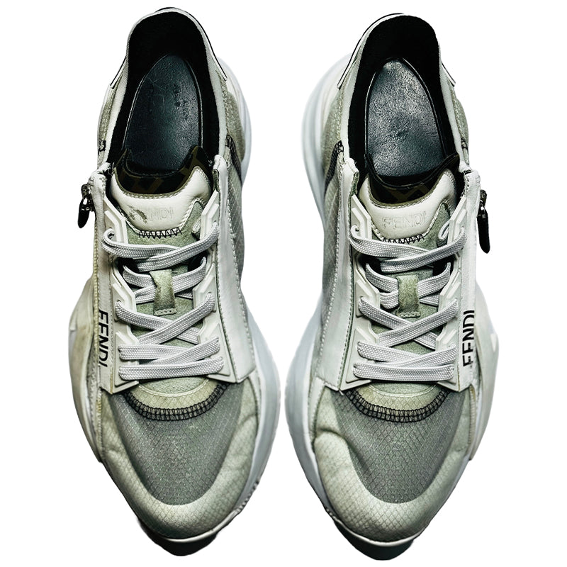 Fendi Flow Suede Sneakers Low Top Shoes