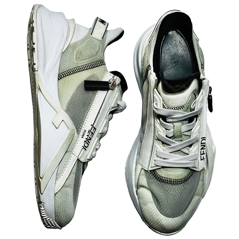 Fendi Flow Suede Sneakers Low Top Shoes