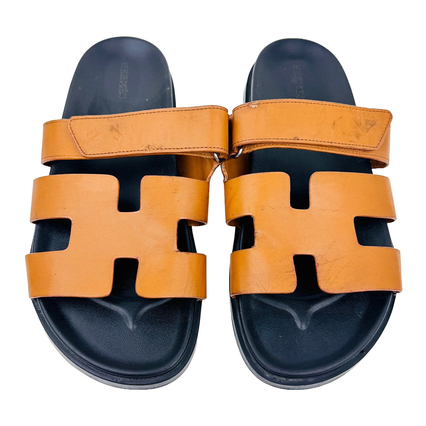 Front image of Hermes Men's Chypre Slippers
