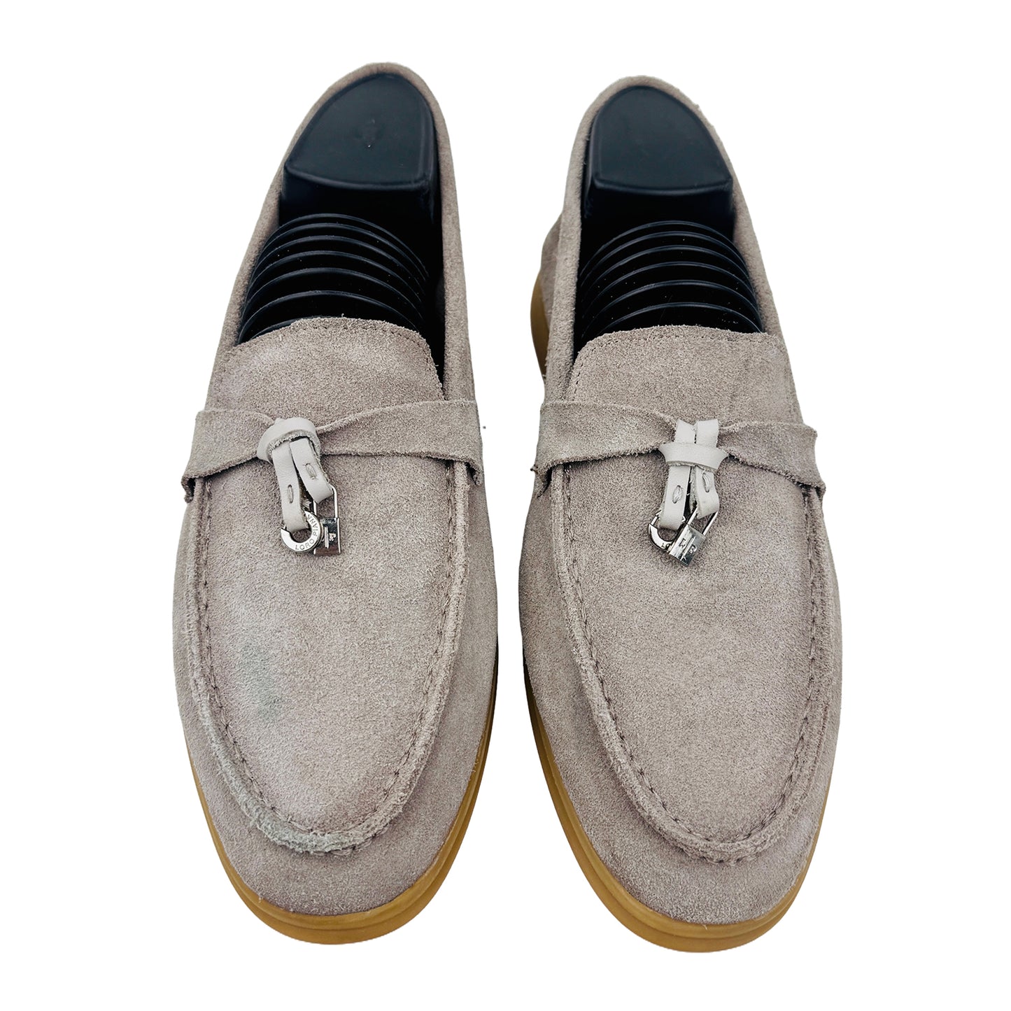 Front image of Loro Piana Unisex Summer Charm Walk Loafers (Size 39)