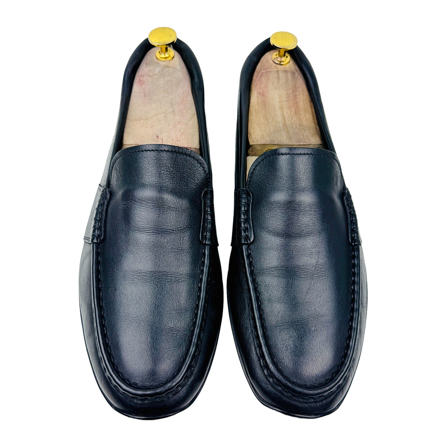 Front image of Tod's Men's Black Loafers