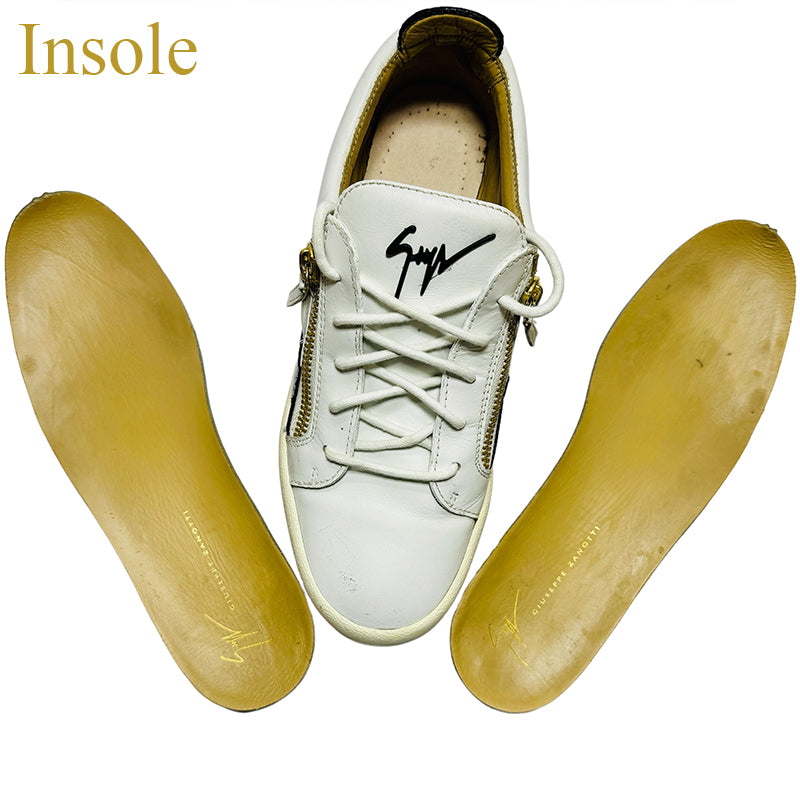 Giuseppe Zanotti White Black Sneaker Shoes (Size 42/42.5)