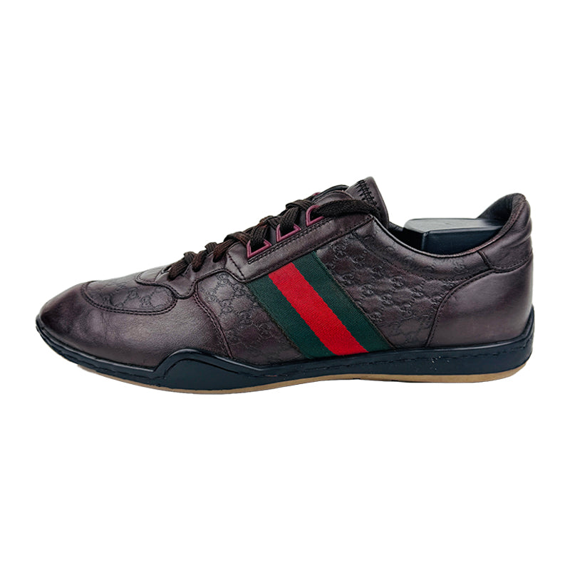 Gucci Men’s SL73 Dark Brown Shoes (Size 42)