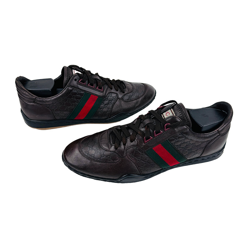 Gucci Men’s SL73 Dark Brown Shoes (Size 42)