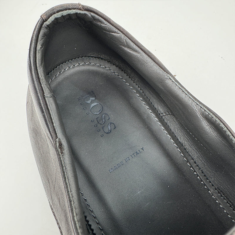 Hugo Boss Men's Urbat Dress Brown Shoes (Size 44.5/45) - 50298455