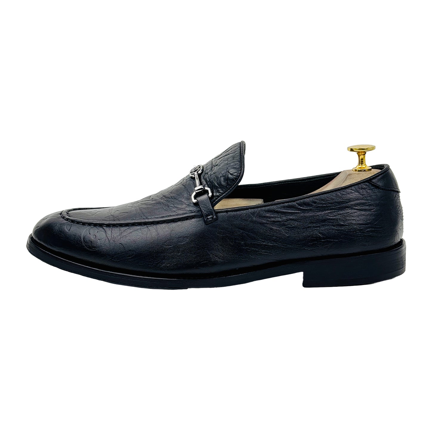 Image of Louis Vuitton Men's Black Major Loafers Size 42.5/43