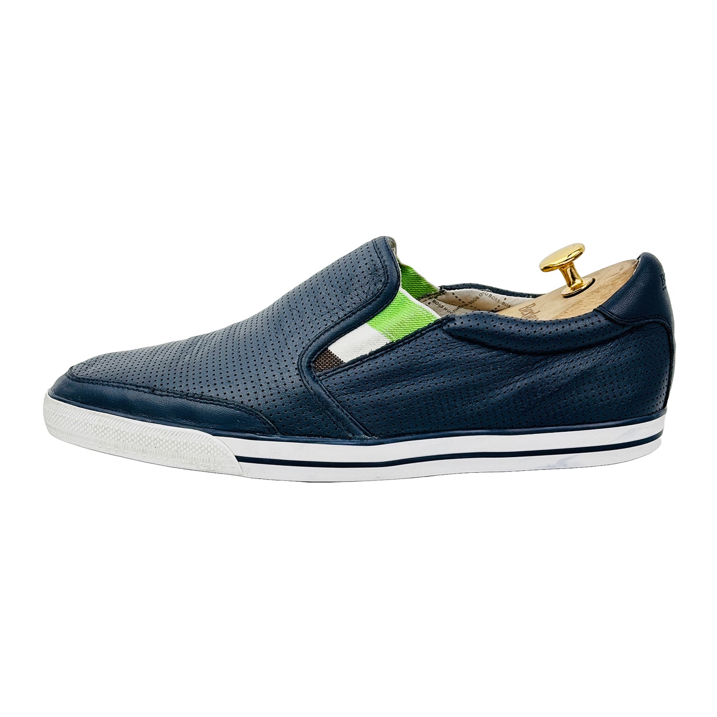 Image of Hugo Boss Men's Blue Sneaker Style Slip On Shoes (Size 42.5)