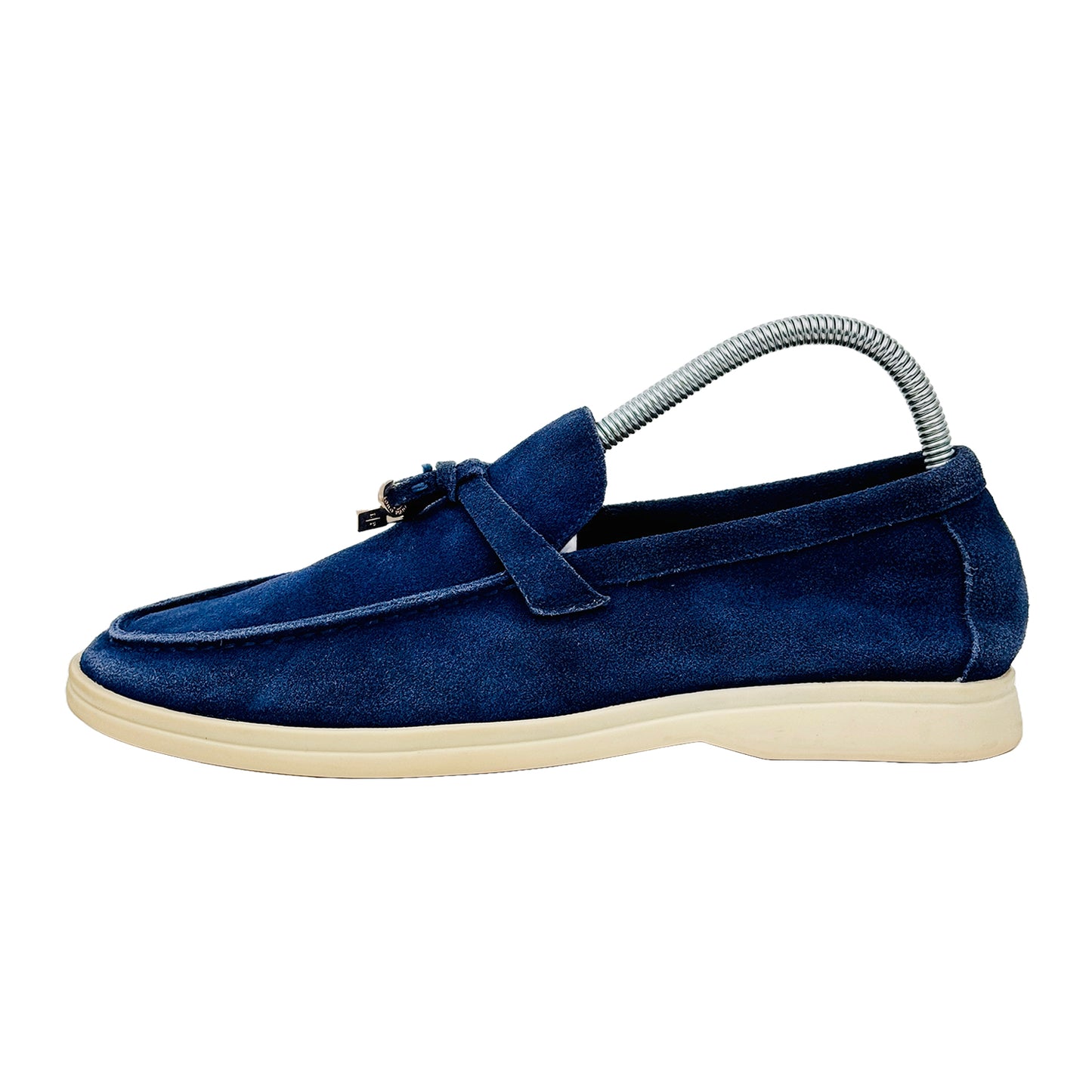 Image of Loro Piana Summer Charms Walk Blue Loafers (Size 41) K53076