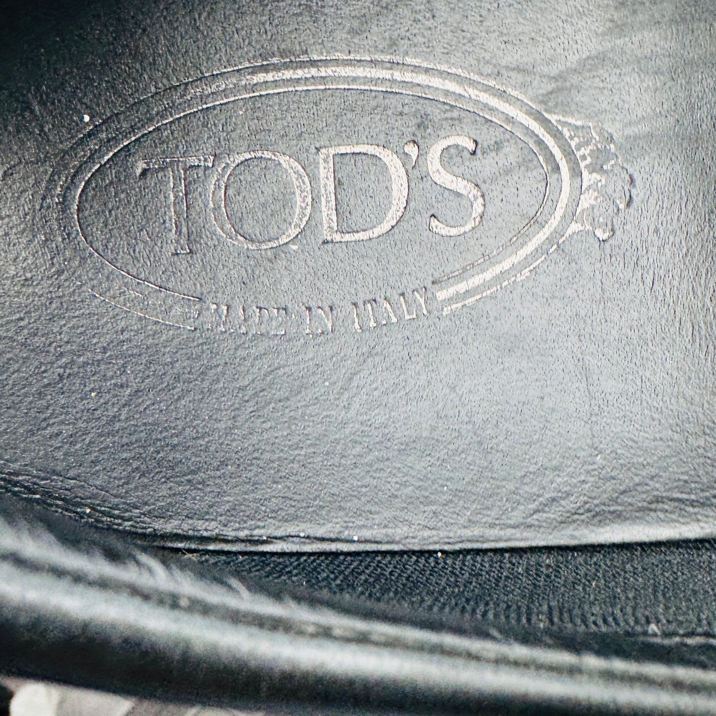Inside image of Tod's Men's Black Loafers