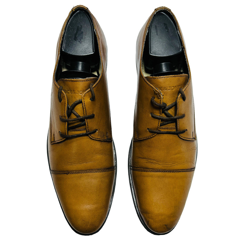 Jack & Jones Camel Brown Oxford Shoes (Size 43) - 20221-1FREKRK