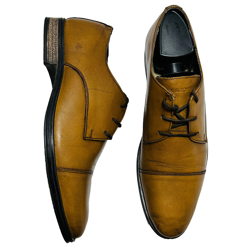Jack & Jones Camel Brown Oxford Shoes (Size 43) - 20221-1FREKRK