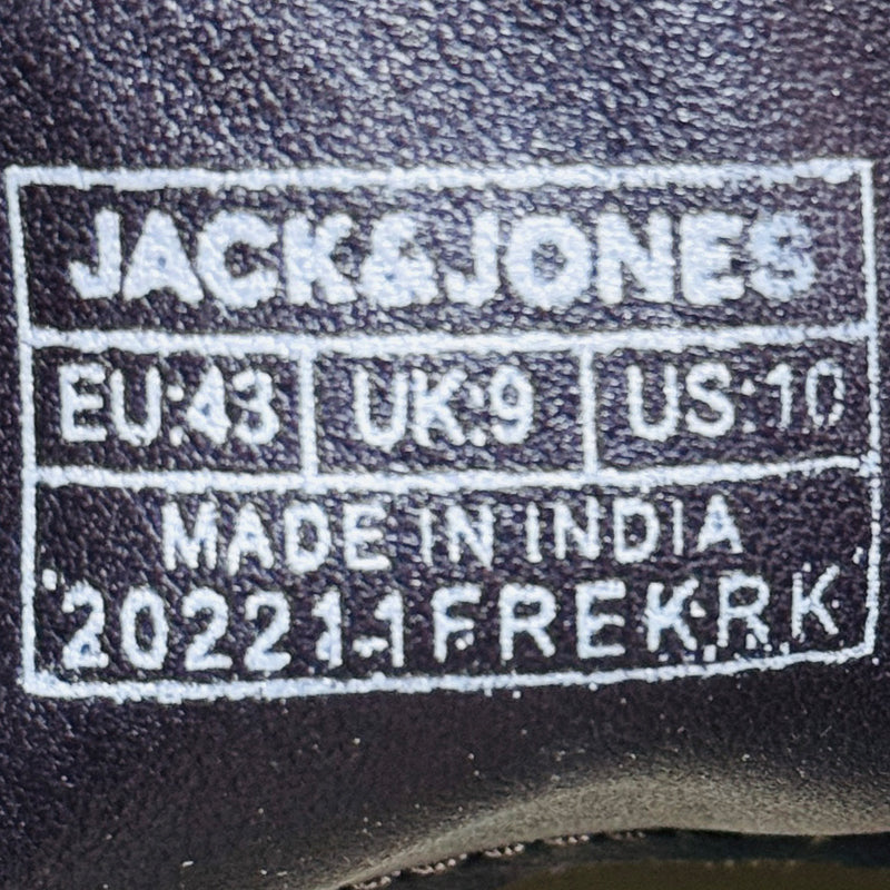Jack & Jones Camel Brown Oxford Shoes (Size 43) - 20221-1FREKRK