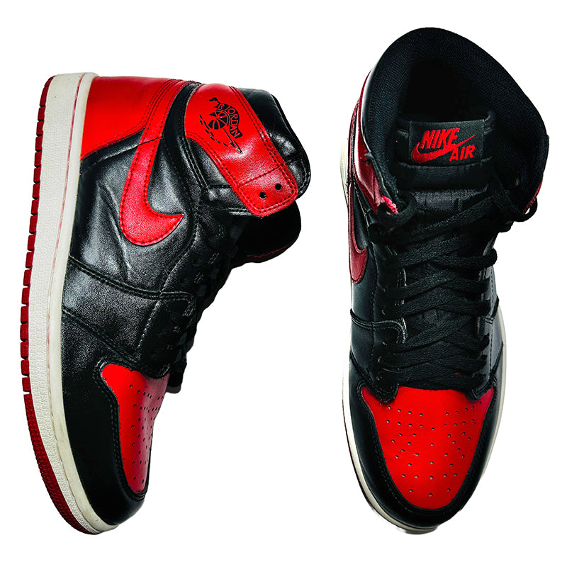 Nike Jordan 1 Retro OG High Bred Banned 2016 Shoes - 555088-001
