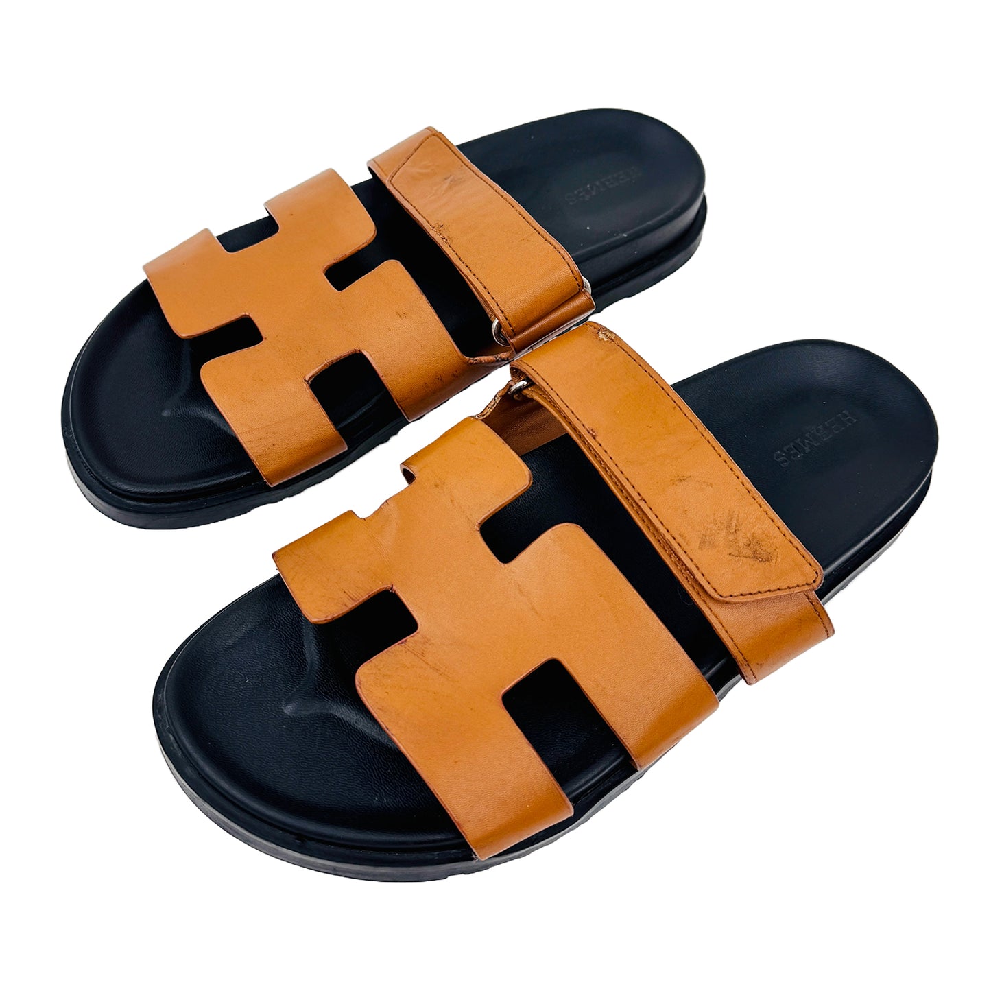 Left Angle image of Hermes Men's Chypre Slippers