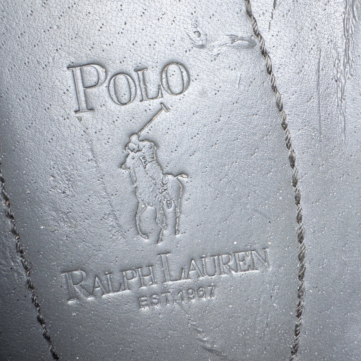 Logo Embossing Image of Polo Ralph Lauren Men's Bienne II Boat Shoes (Size 44)