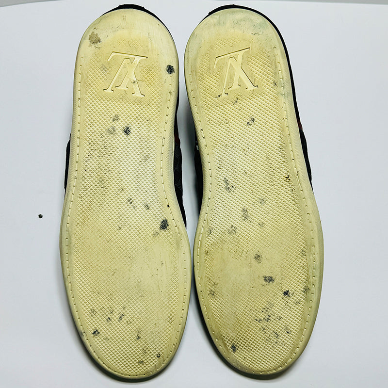 Louis Vuitton Men's Black Nubuck Sneaker Shoes (Size 41/42)