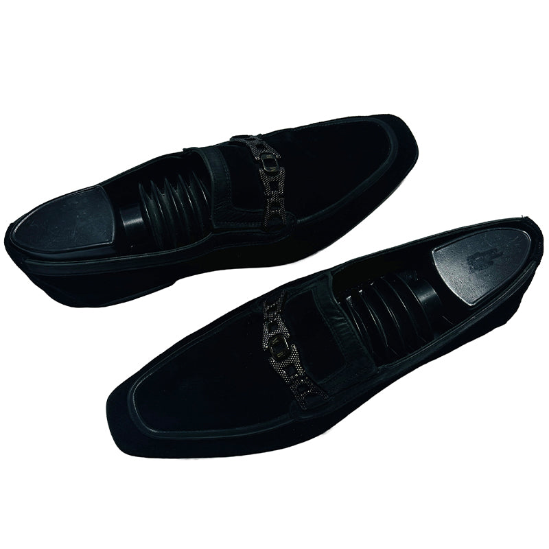 Mario Bruni Men's Black Dress Shoes (Size 42/42.5) | Made in Italy