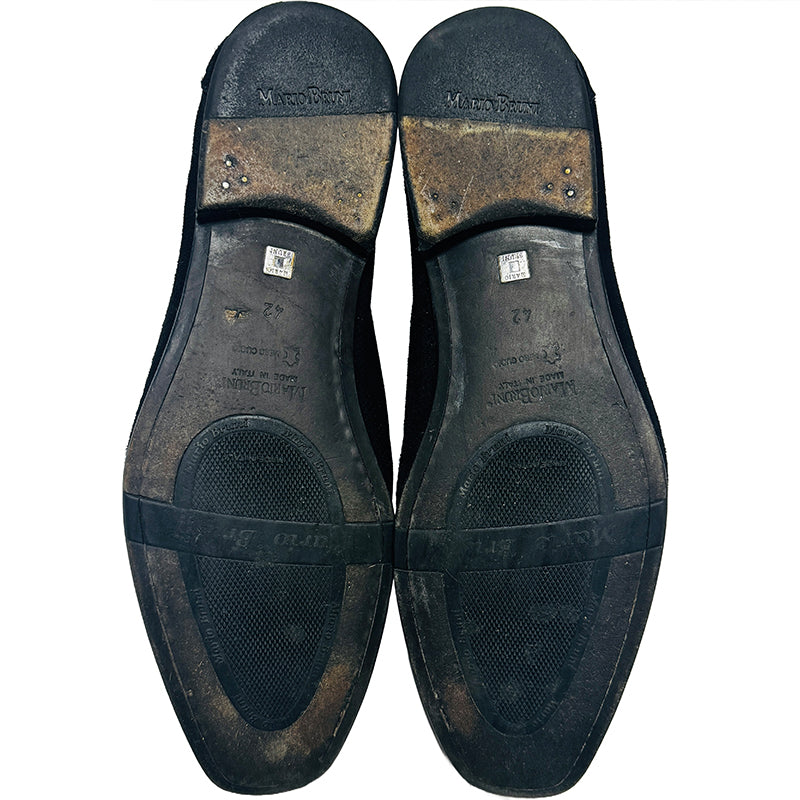 Mario Bruni Men's Black Dress Shoes (Size 42/42.5) | Made in Italy