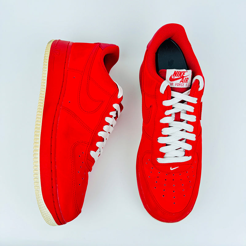 Nike Air Force 1 Red Shoes - 820266-603