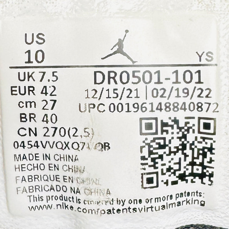 Nike Air Jordan 1 Black White Shoes - DR0501-101