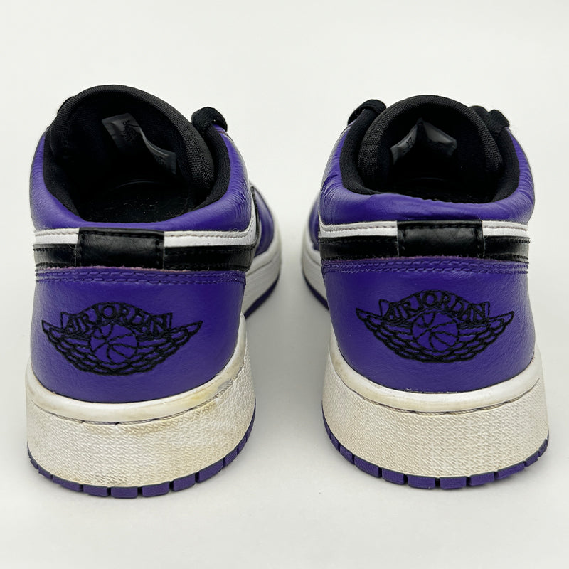 Nike Air Jordan 1 Low GS Court Purple Shoes - 553560-500