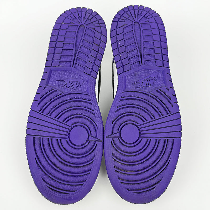 Nike Air Jordan 1 Low GS Court Purple Shoes - 553560-500