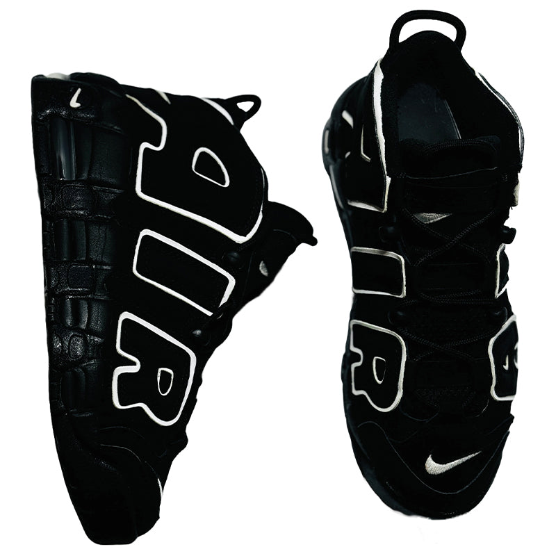 Nike Air More UPTEMPO (GS) Black Shoes - 415082-002
