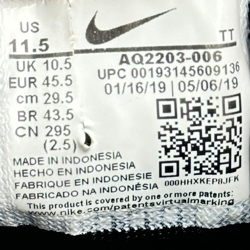 Nike Men's Air Zoom Pegasus 36 Black Shoes (Size 45.5) - AQ2203-006