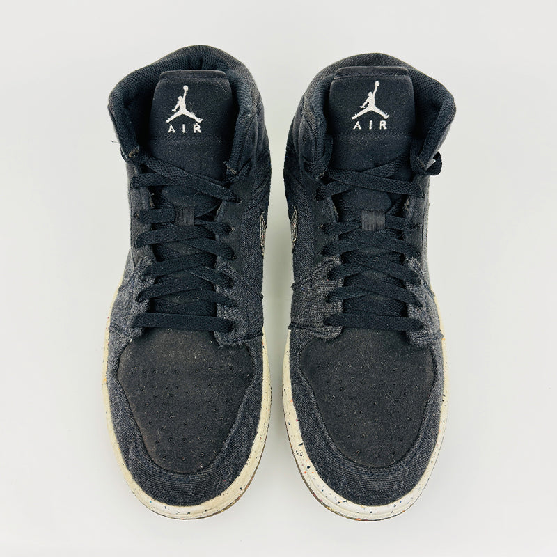 Nike Men's Jordan 1 Mid Crater Black Shoes - DM3529-001