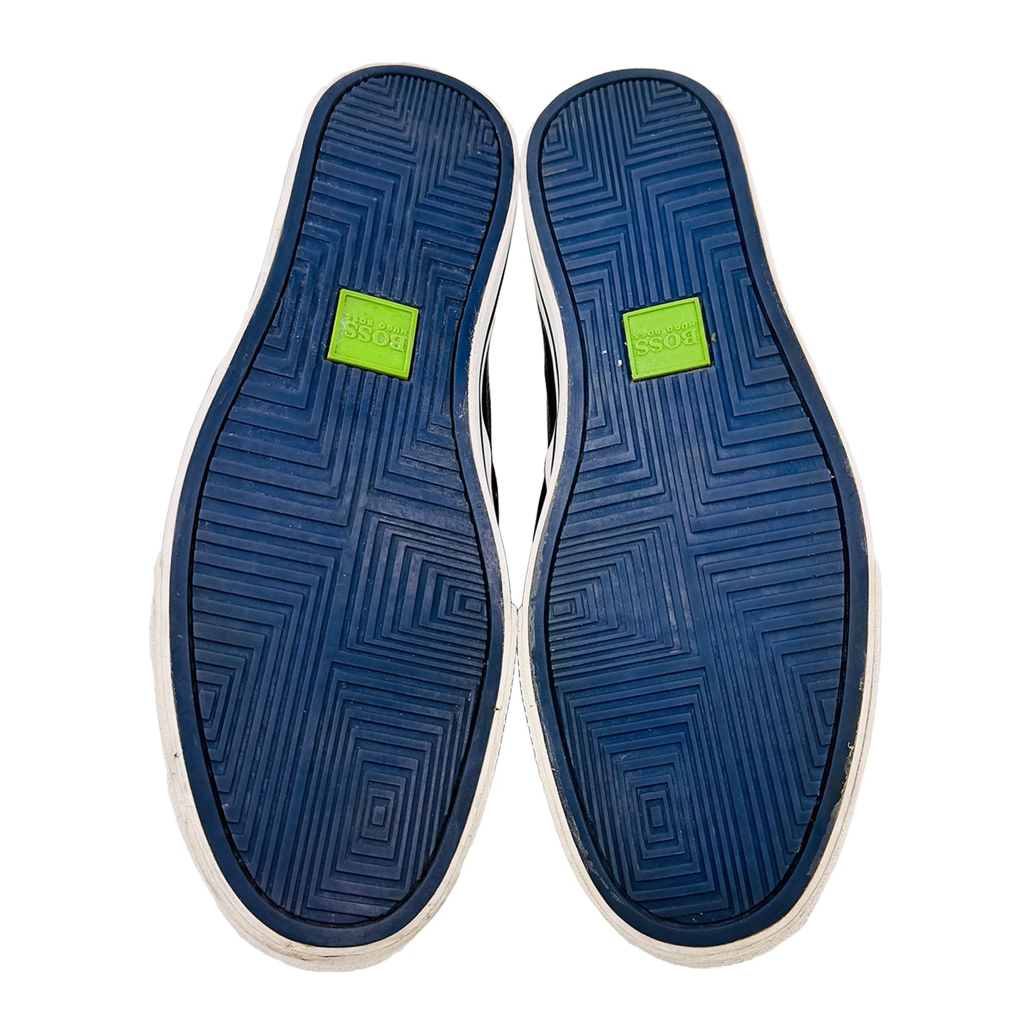 Outsole Image of Hugo Boss Men's Blue Sneaker Style Slip On Shoes (Size 42.5)